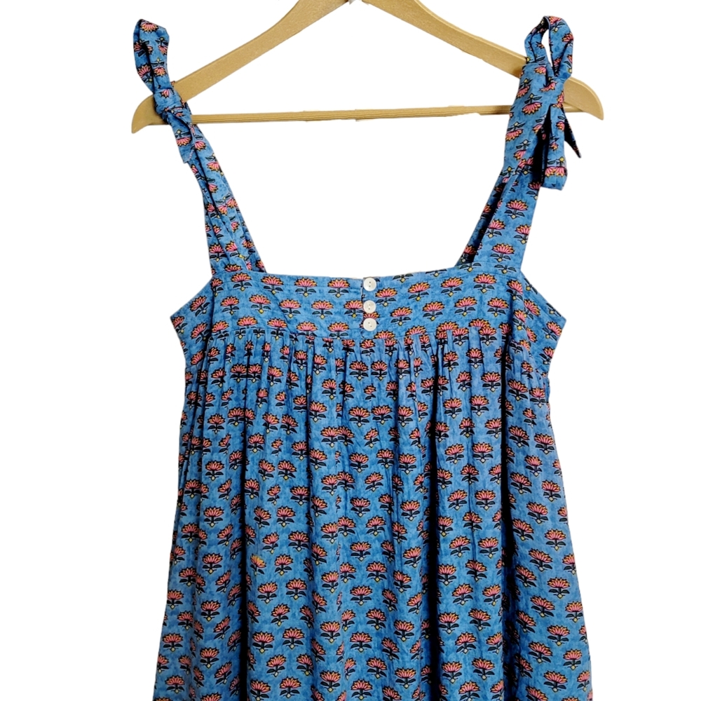 Cleobella India Floral Midi Dress In Lotus - Picture 6 of 13